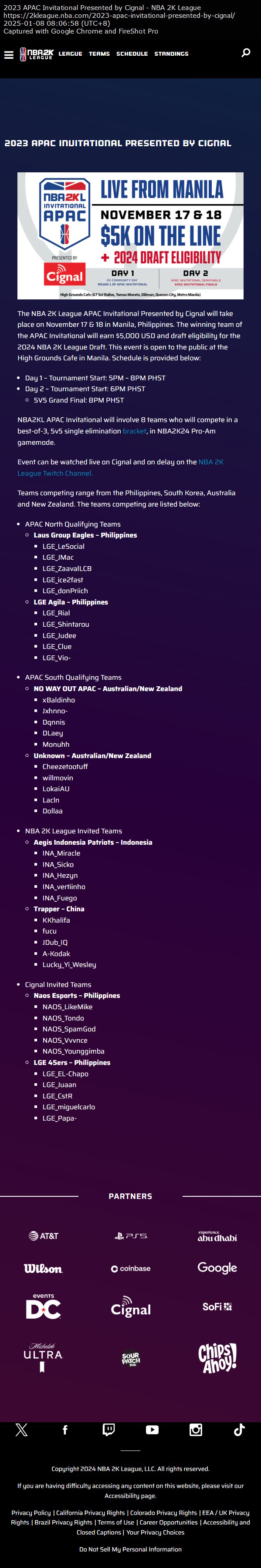 2023 APAC Invitational Presented by Cignal