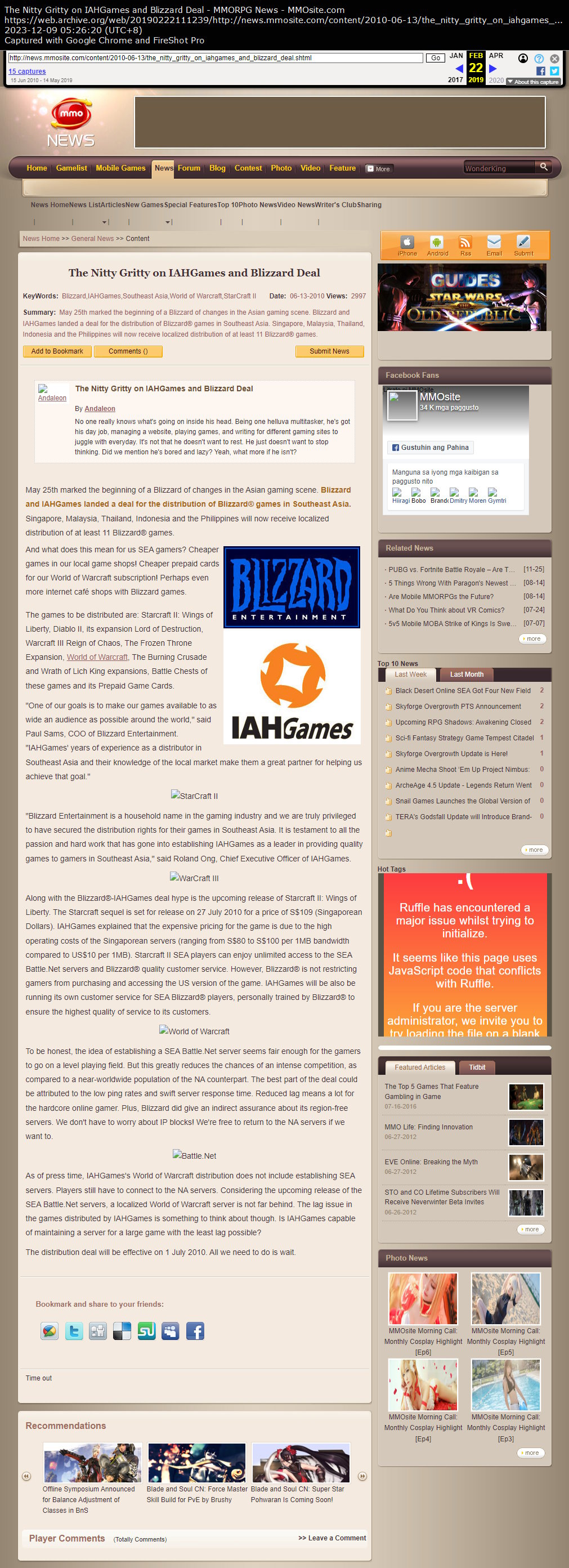 The Nitty Gritty on IAHGames and Blizzard Deal